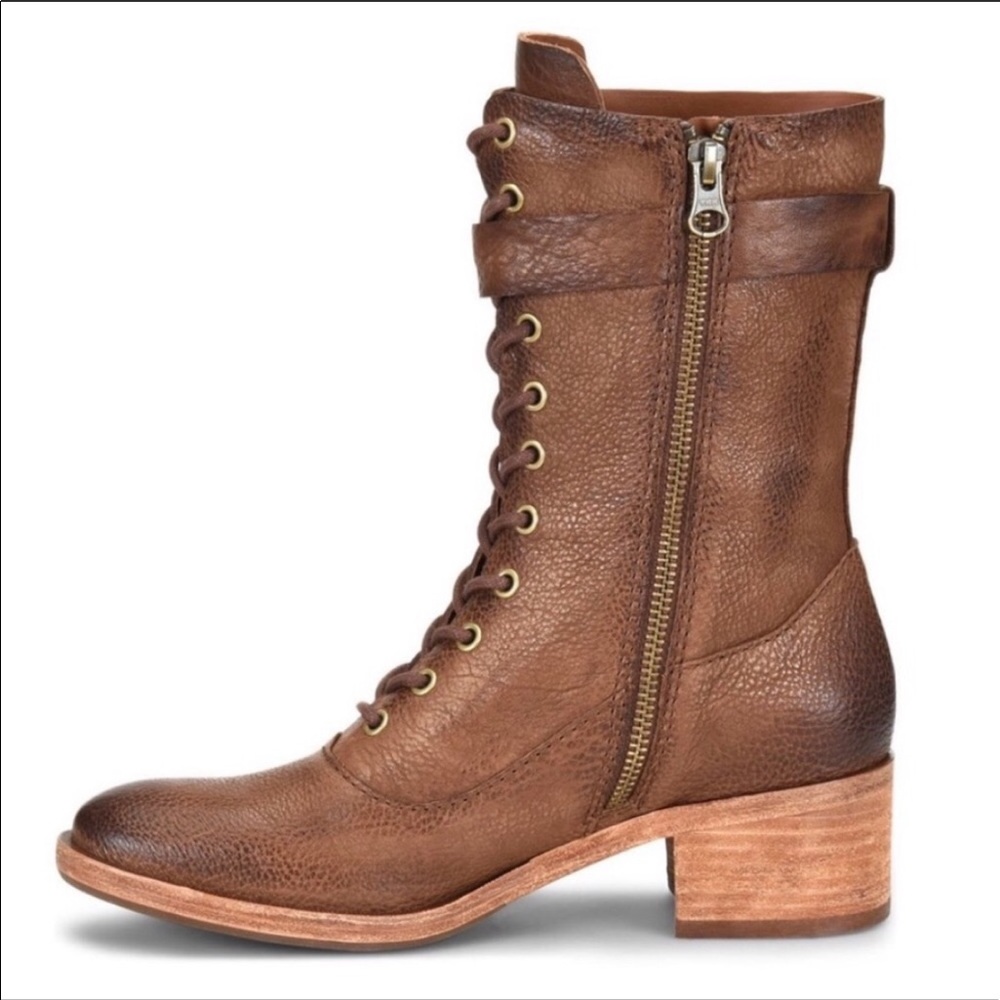 NWT Kork-Ease Mona Lace-Up Combat Boot Shoes - Picture 6 of 9